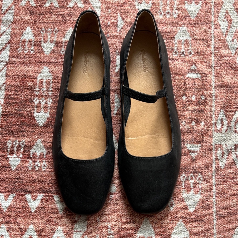 Madewell Black Mary Jane Flats